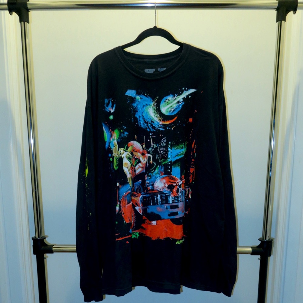 vlone long sleeve juice wrld cosmic tee